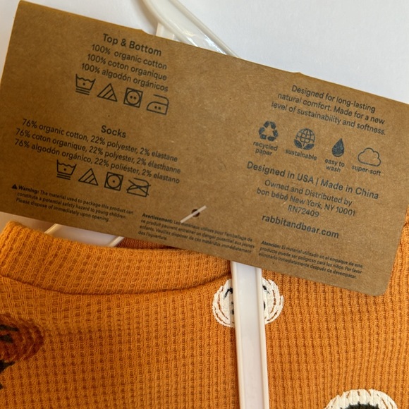 NWT 3-Piece Matching Halloween Fall Set, Size 18M - Picture 4 of 6